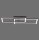 Dimmbare LED Deckenleuchte Schwarz 4200 lm 3000 K 36 W