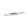 Dimmbare LED Deckenlampe Metall Schwarz 100 cm 5600 lm