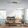 Dimmbare LED Deckenlampe Metall Schwarz 100 cm 5600 lm