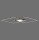 Dimmbare LED Deckenlampe Metall Schwarz L:106 cm 3000 K