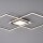 Dimmbare LED Deckenlampe Metall Schwarz L:106 cm 3000 K