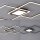 Dimmbare LED Deckenlampe Metall Schwarz L:106 cm 3000 K