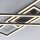 Dimmbare LED Deckenleuchte Schwarz 19 W 3000 K drehbar