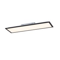 Flache LED Deckenlampe Schwarz L:79,5 cm 14 W 3000 K