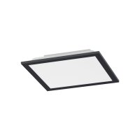 LED Deckenlampe Schwarz 18 W 2700-5000 K Fernbedienung