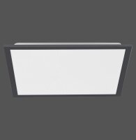 LED Deckenlampe dimmbar L:44,5 cm Fernbedienung Schwarz