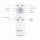 LED Deckenlampe dimmbar L:44,5 cm Fernbedienung Schwarz
