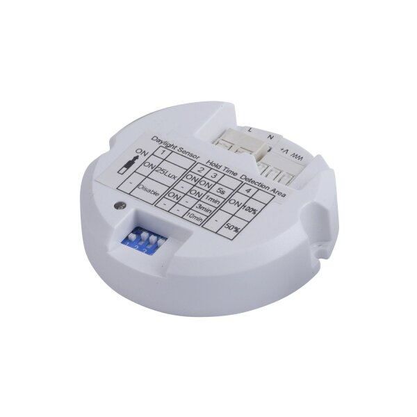 Romantische LED Deckenlampe Sternenhimmel IP44 in Chrom