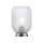 Tischlampe in Stahl Glasschirm Metall 22,5 cm E27