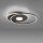 Stilvolle LED Deckenlampe Metall Schwarz 26 W 3000 K