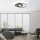 Stilvolle LED Deckenlampe Metall Schwarz 26 W 3000 K
