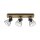 Deckenspot Holz Metall Draht 60 cm lang E14 verstellbar
