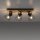 Deckenspot Holz Metall Draht 60 cm lang E14 verstellbar