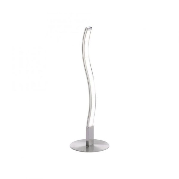 LED Tischlampe Metall in Stahl 30 cm 300 lm blendarm