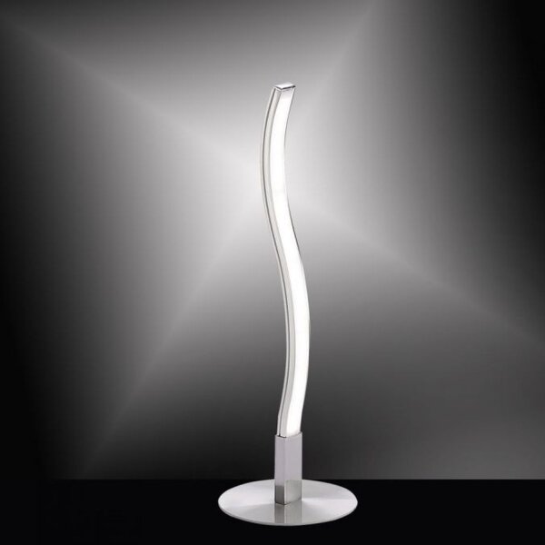 LED Tischlampe Metall in Stahl 30 cm 300 lm blendarm