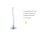 LED Tischlampe Metall in Stahl 30 cm 300 lm blendarm