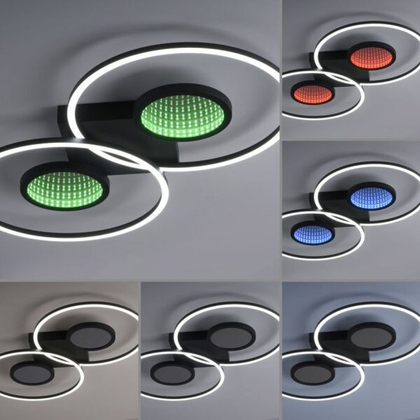 LED Deckenlampe Fernbedienung Tiefenwirkung 2700-5000 K