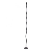 LED Stehlampe Schwarz Metall 120 cm 3000 K blendarm
