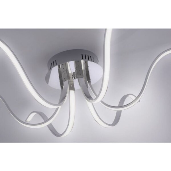 LED Deckenleuchte Metall in Chrom 3000 K 4 W L:67 cm