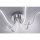 LED Deckenleuchte Metall in Chrom 3000 K 4 W L:67 cm