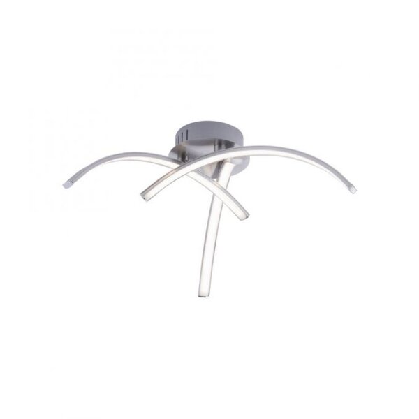 LED Deckenleuchte Metall in Stahl 3000 K 480 lm L:40 cm