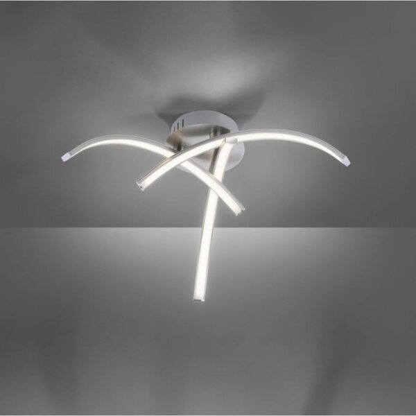 LED Deckenleuchte Metall in Stahl 3000 K 480 lm L:40 cm