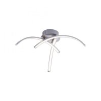 LED Deckenleuchte Metall in Stahl 3000 K 480 lm L:40 cm
