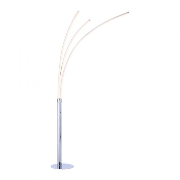 LED Bogenleuchte in Chrom Metall 6 W 733 lm 215 cm XXL