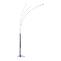 LED Bogenleuchte in Chrom Metall 6 W 733 lm 215 cm XXL