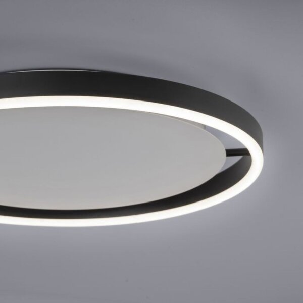 LED Deckenlampe Anthrazit Metall Ø39,3 cm 20 W dimmbar