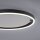 LED Deckenlampe Anthrazit Metall Ø39,3 cm 20 W dimmbar