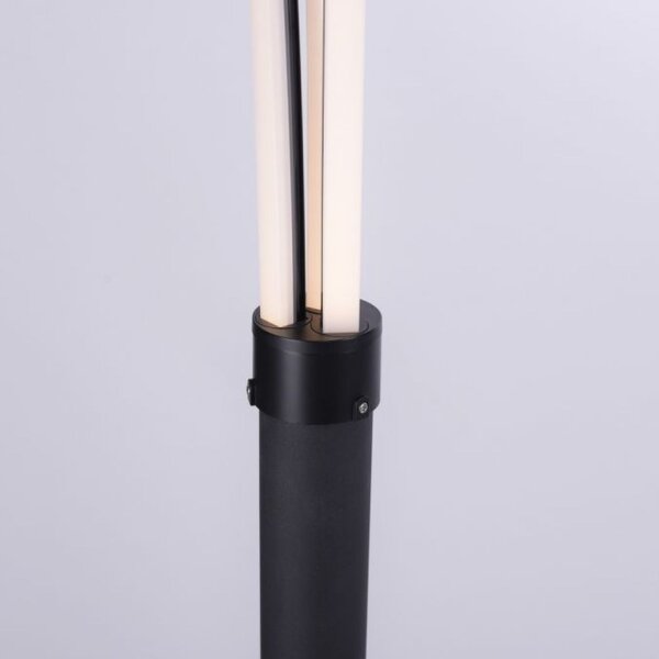 LED Bogenleuchte Schwarz Metall 6 W 733 lm 215 cm XXL
