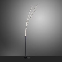 LED Bogenleuchte Schwarz Metall 6 W 733 lm 215 cm XXL