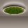 Dimmbare LED Deckenlampe Moos Schwarz 3000 K 28 W