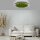 Dimmbare LED Deckenlampe Moos Schwarz 3000 K 28 W