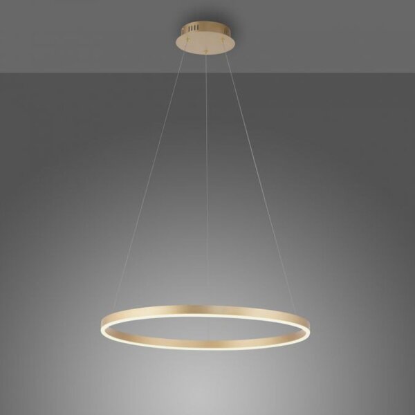 Dimmbare LED Pendelleuchte Ø58,5 cm 3000 K in Messing