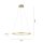 Dimmbare LED Pendelleuchte Ø58,5 cm 3000 K in Messing