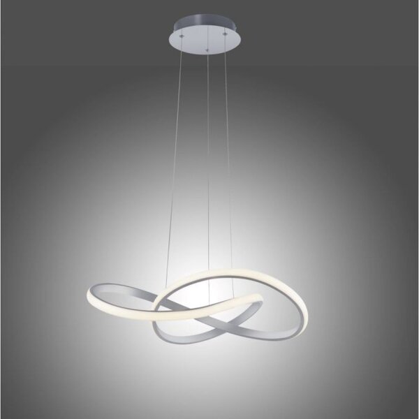 Dimmbare LED Pendelleuchte in Aluminium 3000 K L:57 cm
