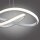 Dimmbare LED Pendelleuchte in Aluminium 3000 K L:57 cm