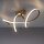 Dimmbare LED Deckenlampe in Messing 3000 K warmweiß