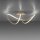 Dimmbare LED Deckenlampe in Messing 3000 K warmweiß