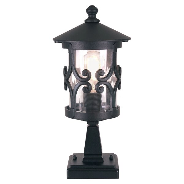 Gartenbeleuchtung Schwarz Aluminium Glas dekorativ