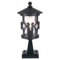Gartenbeleuchtung Schwarz Aluminium Glas dekorativ