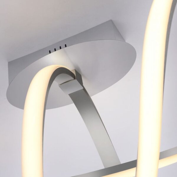 Dimmbare LED Deckenlampe in Aluminium 3000 K warmweiß