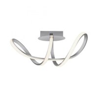 Dimmbare LED Deckenlampe in Aluminium 3000 K warmwei&szlig;