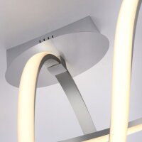 Dimmbare LED Deckenlampe in Aluminium 3000 K warmweiß