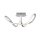 Dimmbare LED Deckenlampe in Aluminium 3000 K warmweiß