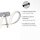 Dimmbare LED Deckenlampe in Aluminium 3000 K warmweiß