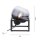 Tischlampe Glasschirm Rauchgrau Schwarz E27 23 cm klein