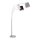 Gemütliche Bogenleuchte Metall Stoff E27 190 cm 3-flmg